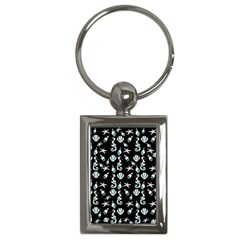 Seahorse pattern Key Chains (Rectangle) 