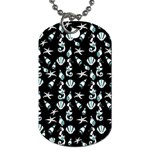 Seahorse pattern Dog Tag (One Side) Front