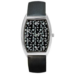 Seahorse pattern Barrel Style Metal Watch