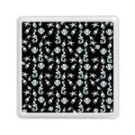 Seahorse pattern Memory Card Reader (Square)  Front