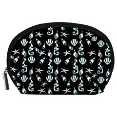 Seahorse pattern Accessory Pouches (Large) 