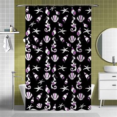 Seahorse Pattern Shower Curtain 48  X 72  (small)  by Valentinaart