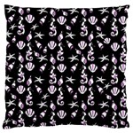 Seahorse pattern Standard Flano Cushion Case (Two Sides) Back