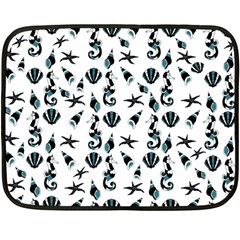 Seahorse Pattern Fleece Blanket (mini)