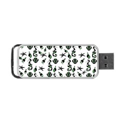 Seahorse Pattern Portable Usb Flash (one Side)