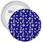 Seahorse pattern 3  Buttons Front