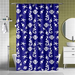 Seahorse Pattern Shower Curtain 48  X 72  (small) 