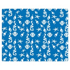 Seahorse Pattern Double Sided Flano Blanket (medium) 