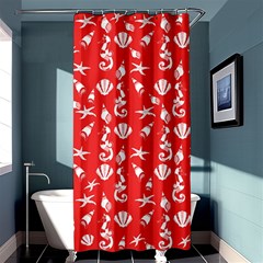 Seahorse Pattern Shower Curtain 36  X 72  (stall)  by Valentinaart