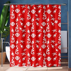 Seahorse Pattern Shower Curtain 60  X 72  (medium)  by Valentinaart