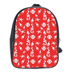 Seahorse Pattern School Bags (xl) 