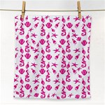 Seahorse pattern Face Towel Front