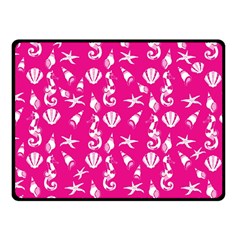 Seahorse Pattern Fleece Blanket (small)