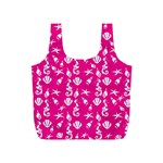 Seahorse pattern Full Print Recycle Bags (S)  Front