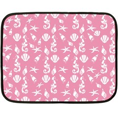 Seahorse Pattern Fleece Blanket (mini)