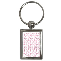 Seahorse Pattern Key Chains (rectangle)  by Valentinaart