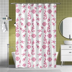 Seahorse Pattern Shower Curtain 48  X 72  (small) 