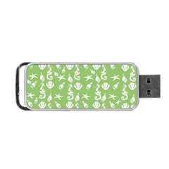 Seahorse Pattern Portable Usb Flash (one Side)