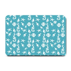 Seahorse Pattern Small Doormat  by Valentinaart