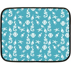 Seahorse Pattern Fleece Blanket (mini)