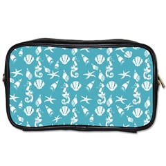 Seahorse Pattern Toiletries Bags 2-side by Valentinaart