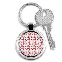 Seahorse Pattern Key Chains (round)  by Valentinaart