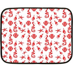 Seahorse Pattern Fleece Blanket (mini)