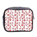 Seahorse pattern Mini Toiletries Bag 2-Side Back