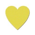 Polka dots Heart Magnet Front