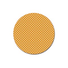 Polka Dots Magnet 3  (round) by Valentinaart