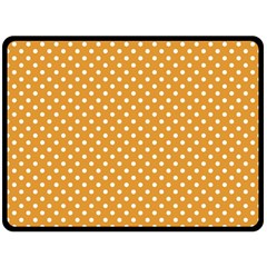 Polka Dots Fleece Blanket (large) 