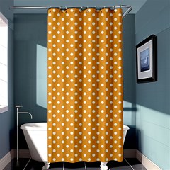 Polka Dots Shower Curtain 36  X 72  (stall)  by Valentinaart