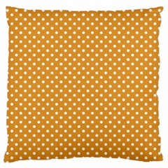 Polka Dots Large Flano Cushion Case (one Side)