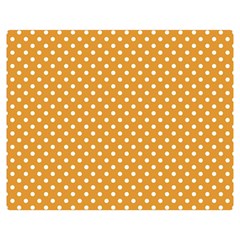 Polka Dots Double Sided Flano Blanket (medium)  by Valentinaart