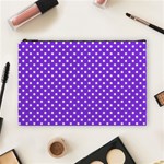 Polka dots Cosmetic Bag (Large)  Front