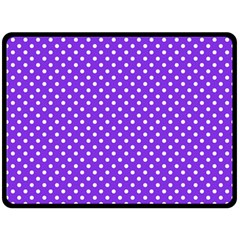 Polka Dots Fleece Blanket (large) 