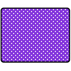 Polka Dots Fleece Blanket (medium) 