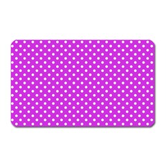 Polka Dots Magnet (rectangular) by Valentinaart