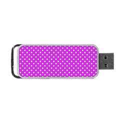 Polka Dots Portable Usb Flash (one Side) by Valentinaart