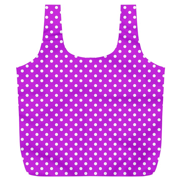 Polka dots Full Print Recycle Bags (L) 