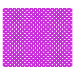 Polka Dots Double Sided Flano Blanket (small) 