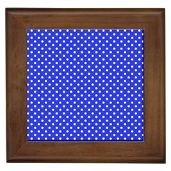 Polka Dots Framed Tiles by Valentinaart