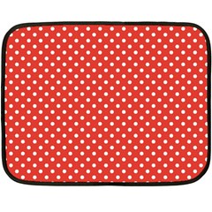 Polka Dots Fleece Blanket (mini)