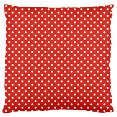 Polka Dots Large Cushion Case (two Sides) by Valentinaart