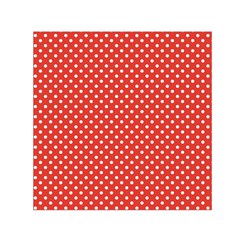 Polka Dots Small Satin Scarf (square)