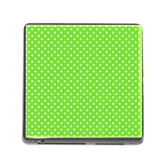 Polka Dots Memory Card Reader (square) by Valentinaart