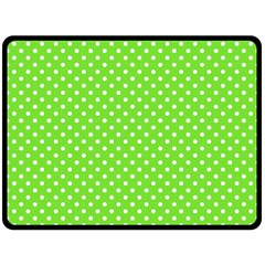 Polka Dots Fleece Blanket (large) 