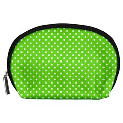 Polka Dots Accessory Pouches (large)  by Valentinaart