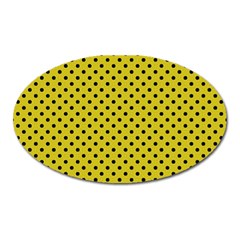 Polka Dots Oval Magnet by Valentinaart