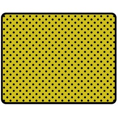 Polka Dots Double Sided Fleece Blanket (medium) 